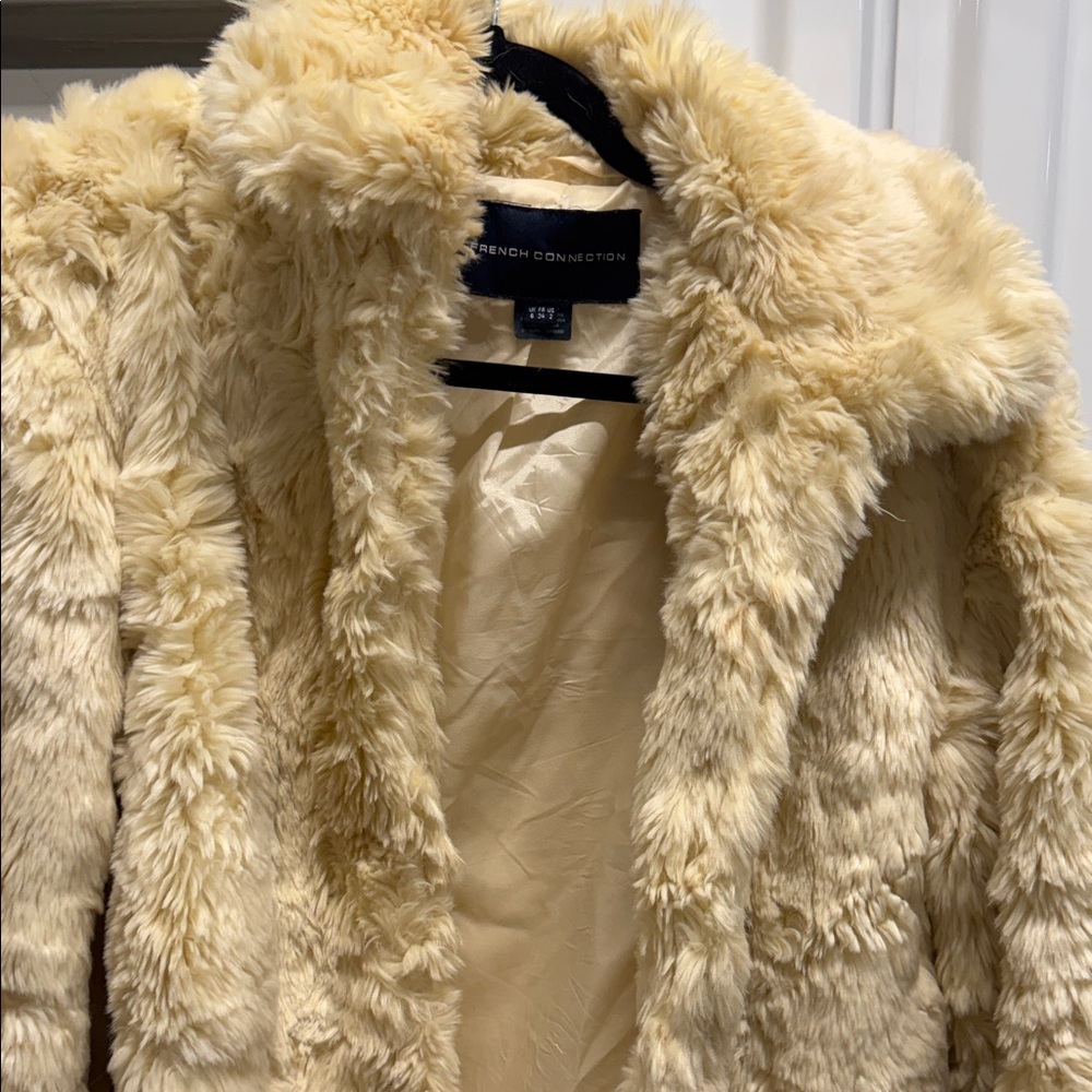 French Connection Tan Teddy Jacket